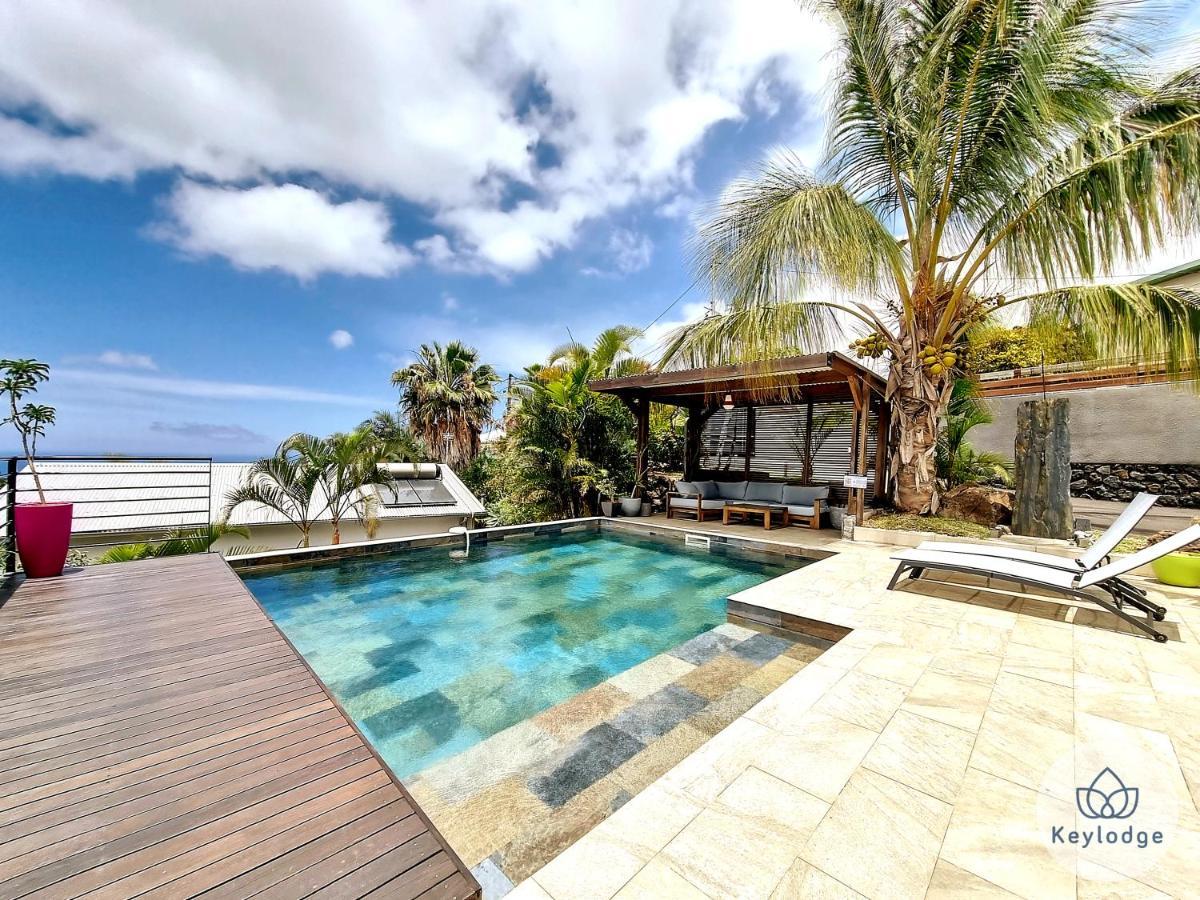 Villa O Baobhai Classee 4 Etoiles - Pisicine Privee Et Vue Mer - Saint-Pierre Extérieur photo